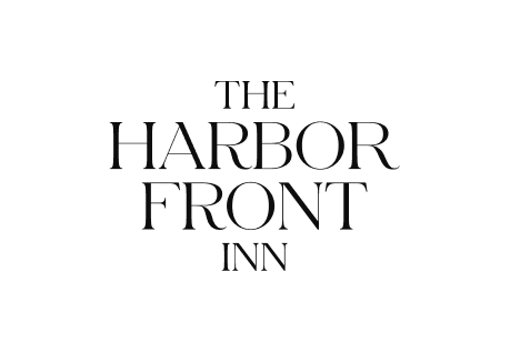 The Harbor Front Inn wordmark in black on white