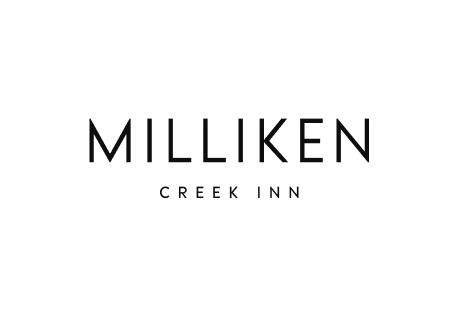 Milliken Creek Inn wordmark in black on white