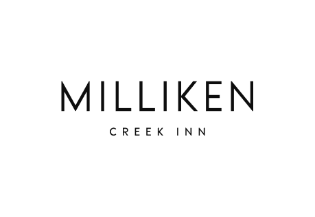 Milliken Creek Inn wordmark in black on white