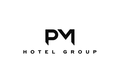 PM Hotel Group logo in black on white