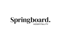 Springboard Hospitality wordmark in black on white