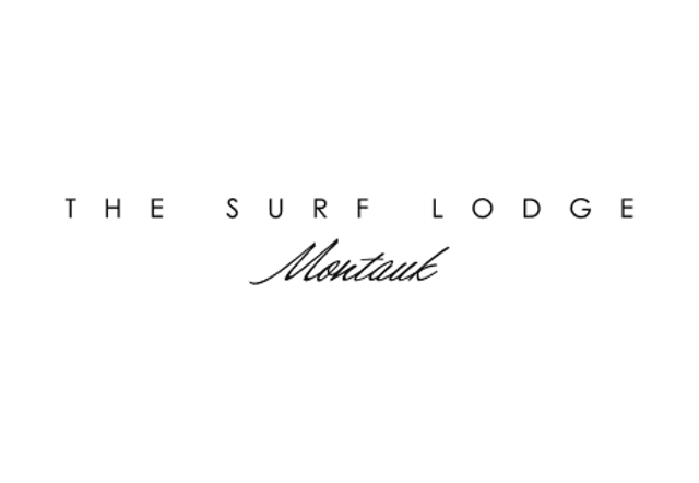 The Surf Lodge Montauk wordmark in black on white