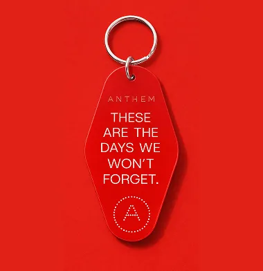 Red keychain