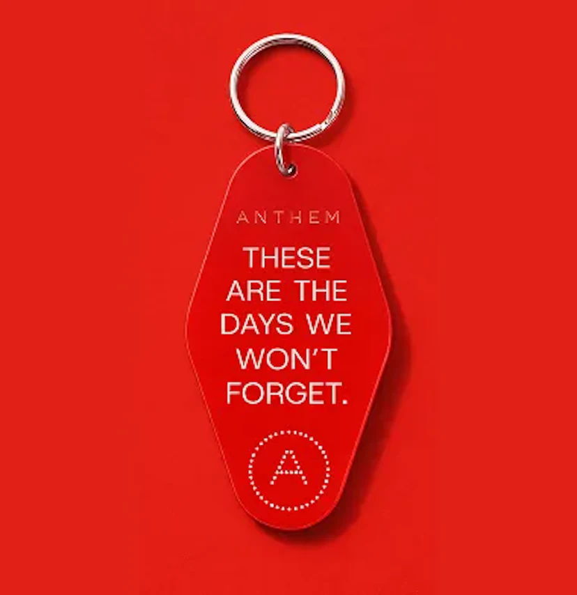 Red keychain