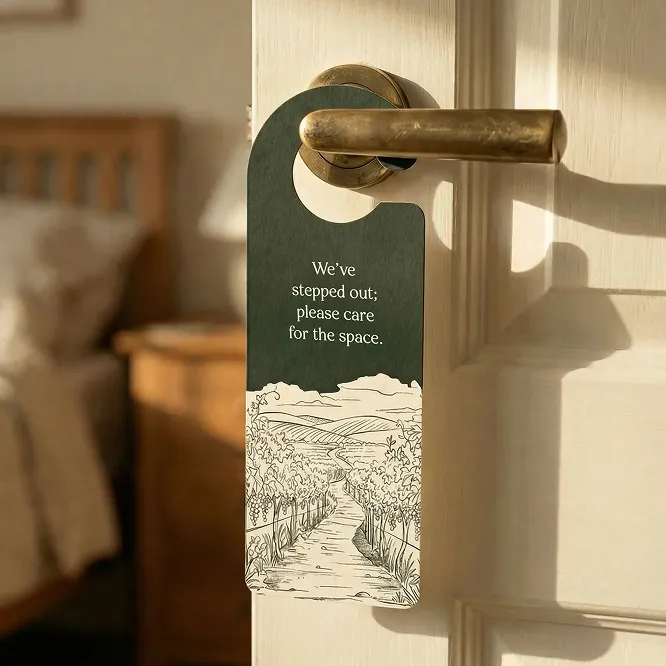 Branded DnD door sign