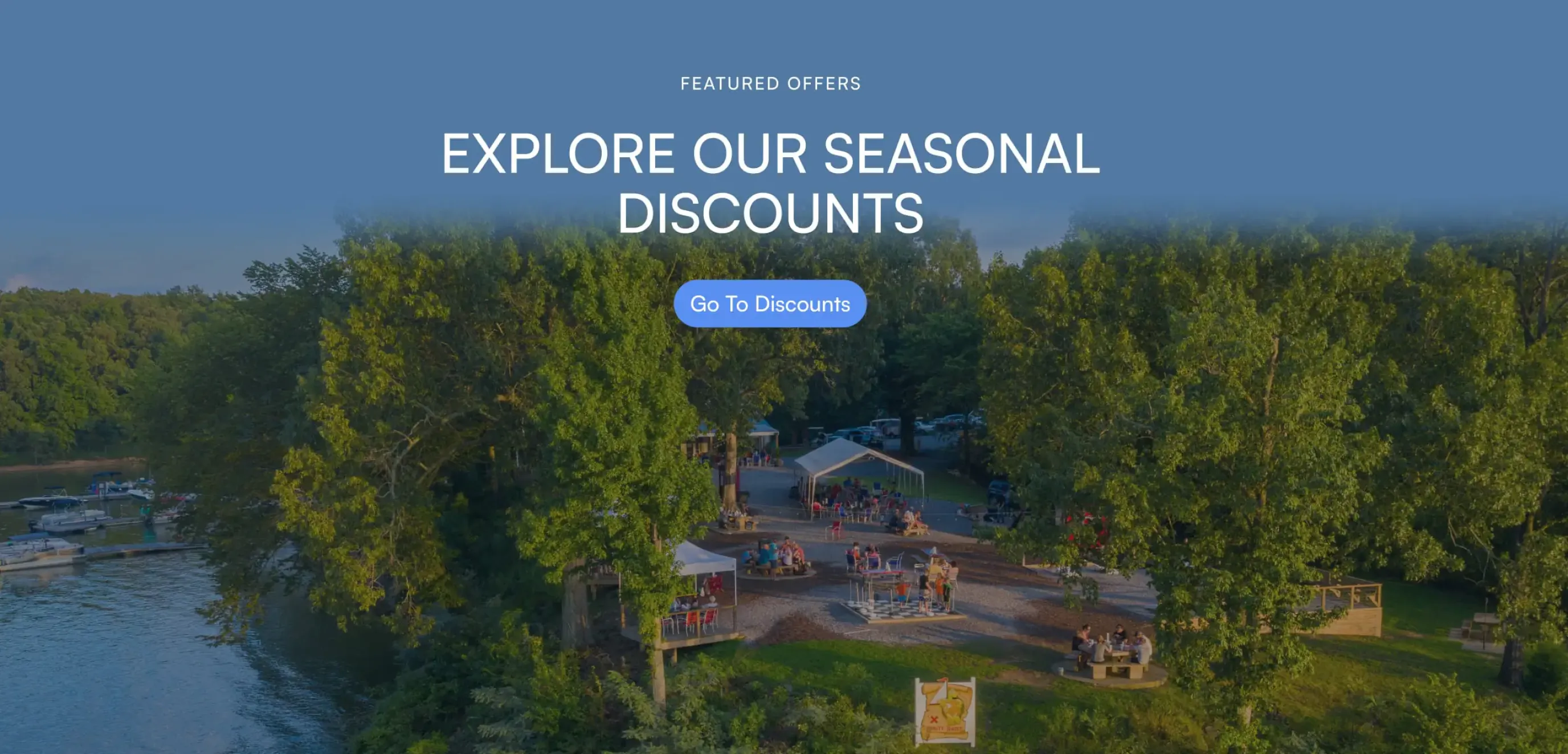 Green Turtle Bay Resort and Marina featured option section mockup
