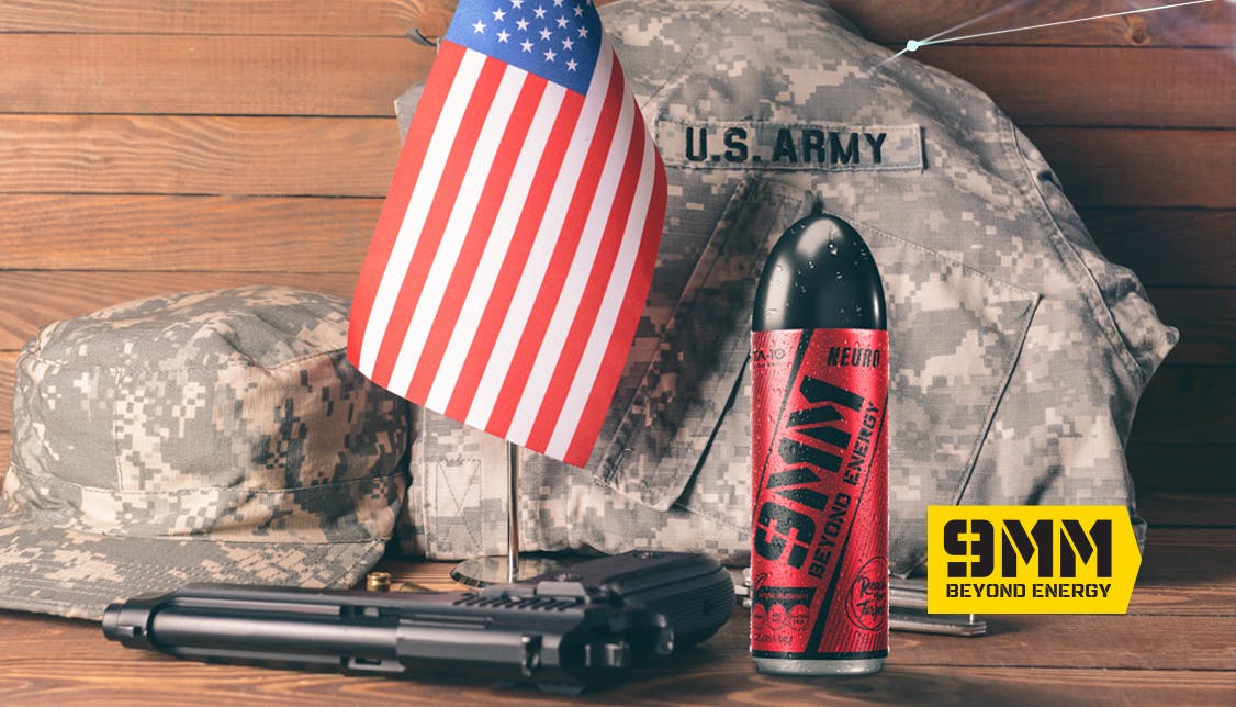 Energy Drinks for Military Personnels 9mm Energy