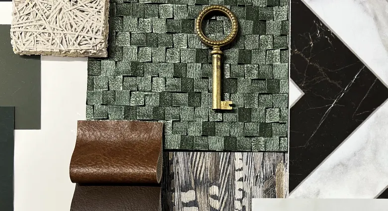 Pallet of materials for the 4-star Oceania hotel.