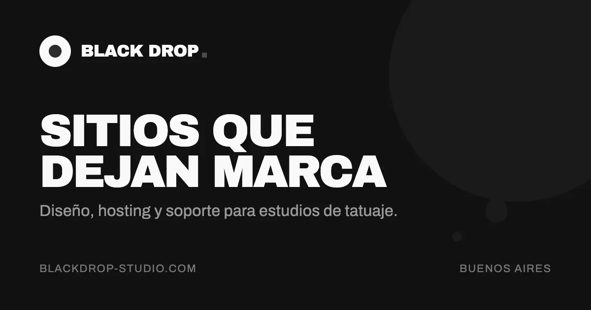 Local de Black Drop Studio