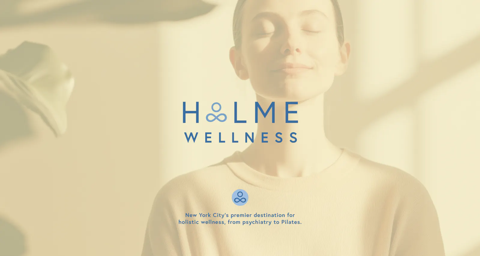 NYC health and wellness center branding