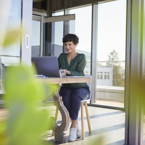 home woman working home woman working