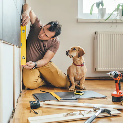 man doing work man doing work