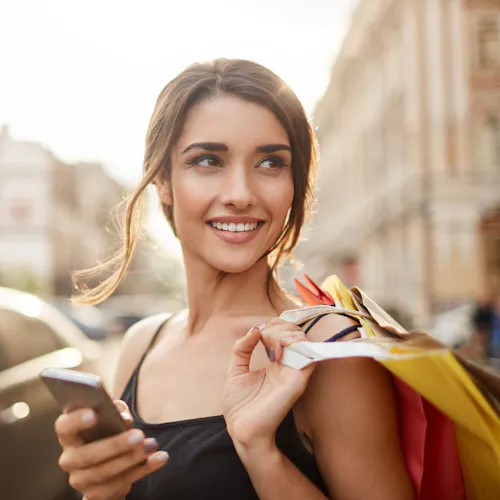 woman shopping woman shopping