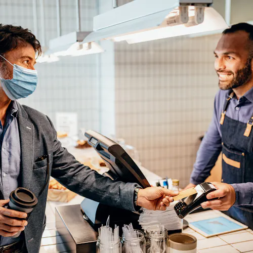 man buy coffee man buy coffee