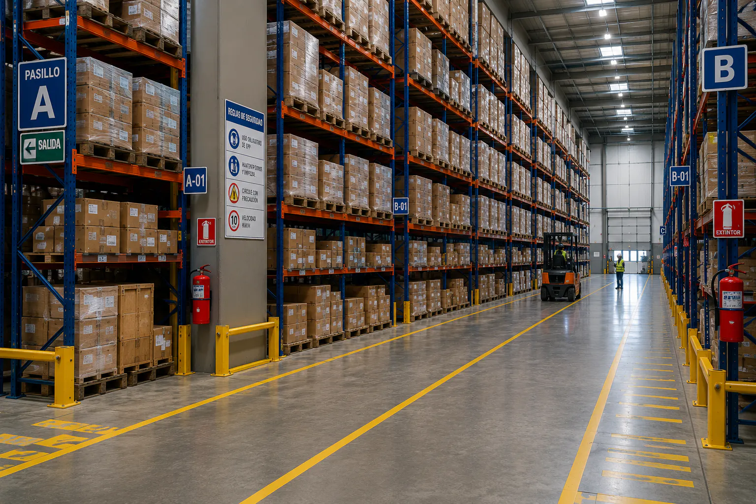 ¿Cómo mejorar la organización dentro de un almacén industrial?