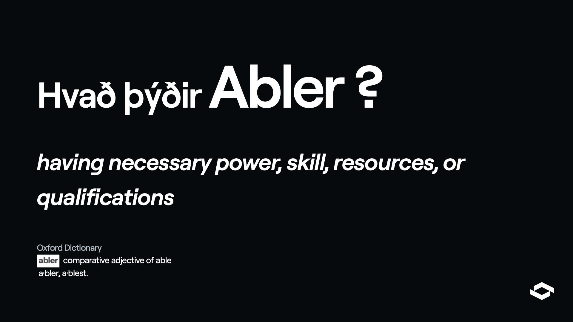 Abler