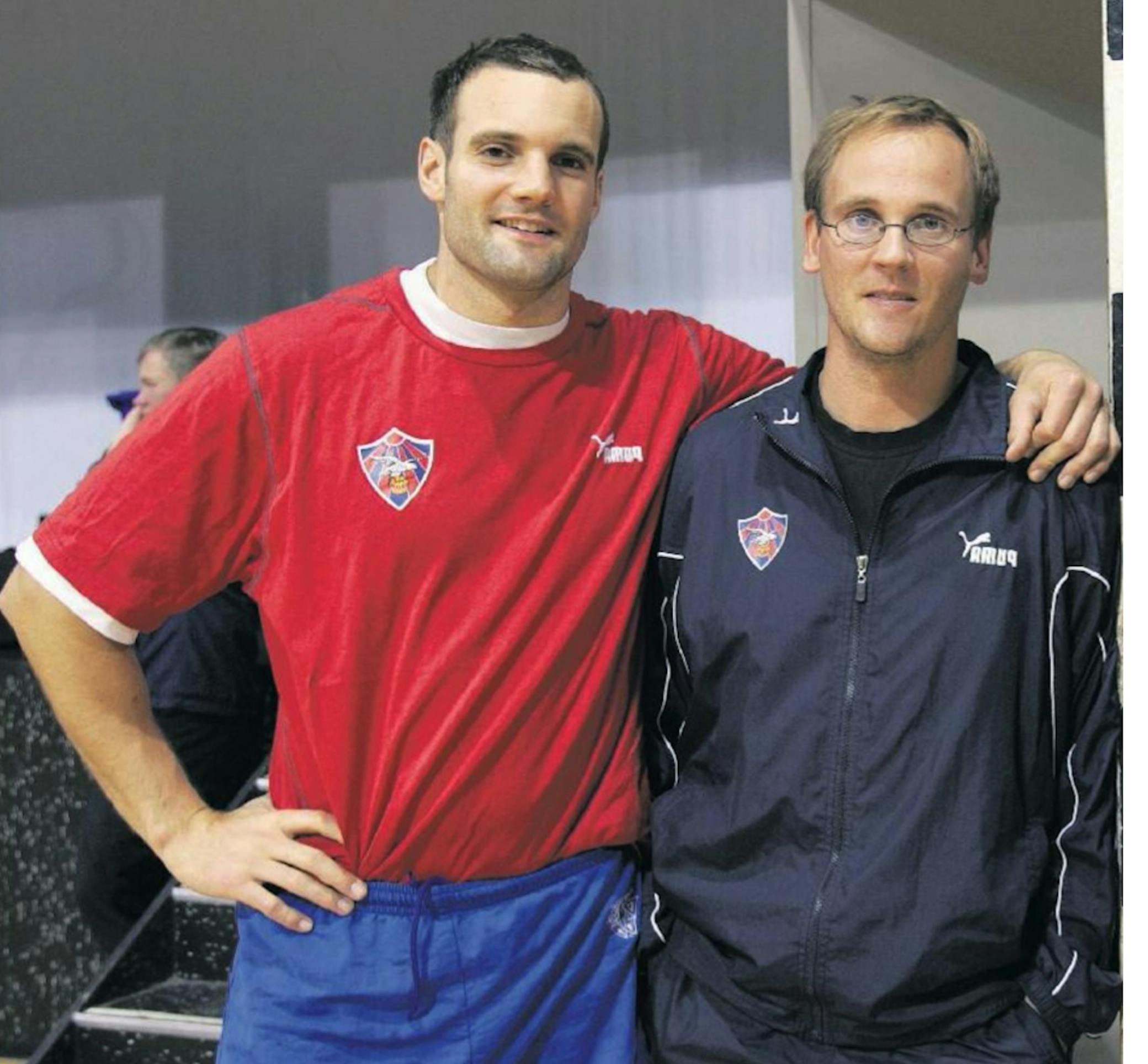 Markus with Óskar Bjarni