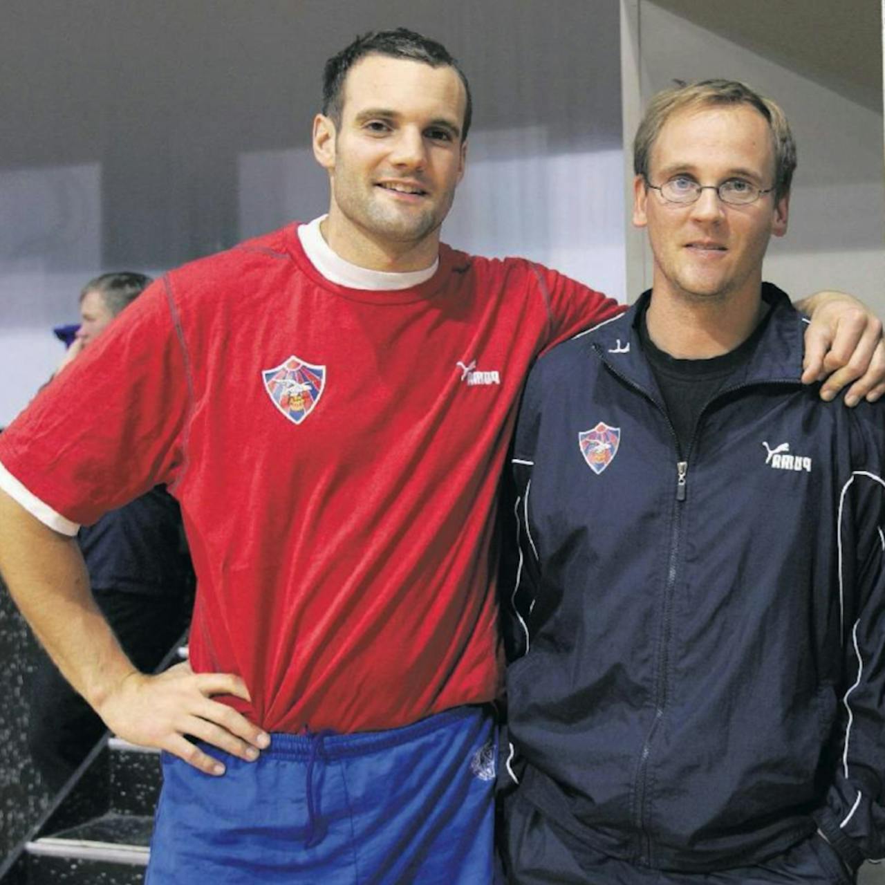 Markus with Óskar Bjarni