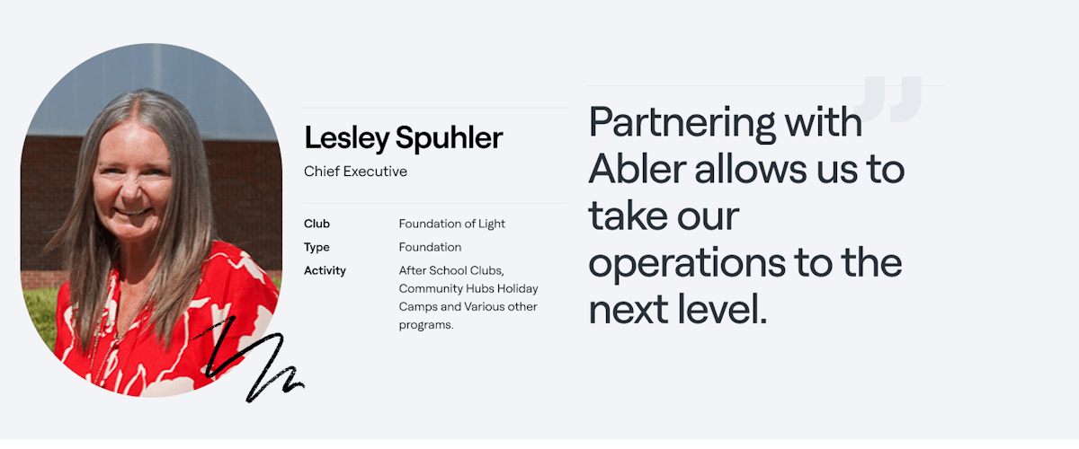 Lesley Spuhler, Foundation of Light Chief Executive