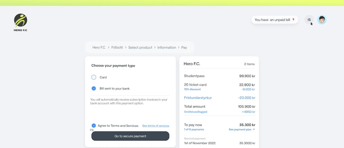 Abler Shop 2.0 Payment