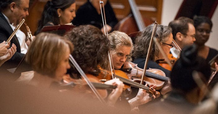 Redlands Symphony performing.