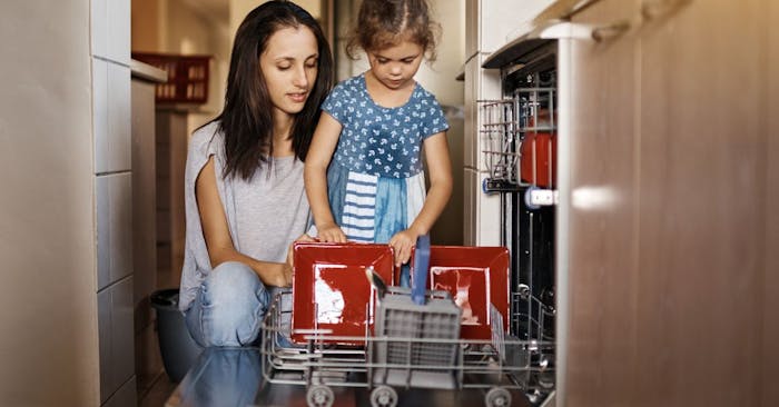 Dishwasher safe items are lifesavers for moms because hand washing is a pain in the neck.