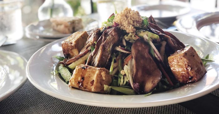 Chinoise salad with tofu from Caprice Cafe