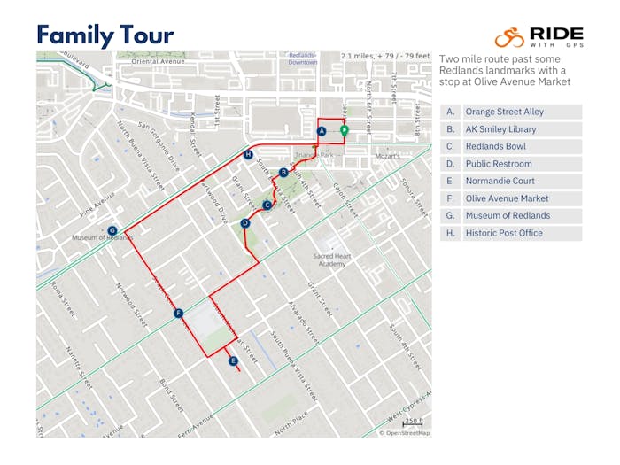 Redlands e-bike family tour