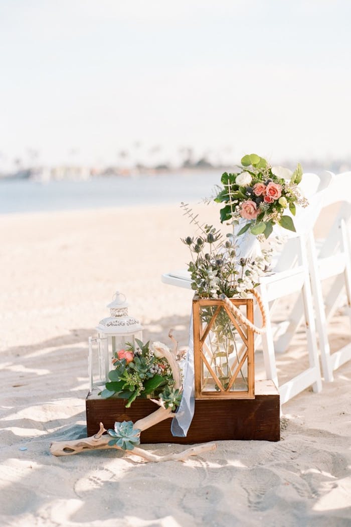 Natural, beachy accents by Storybook Weddings & Events