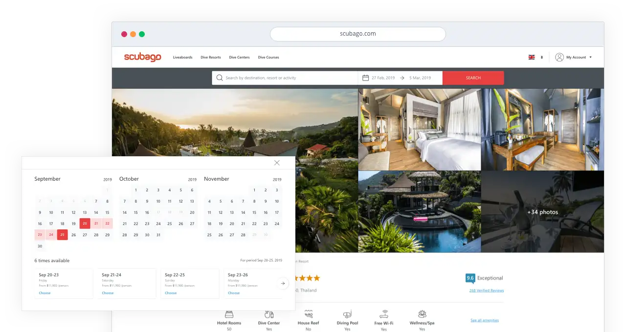 User interface for guiding a user to take action