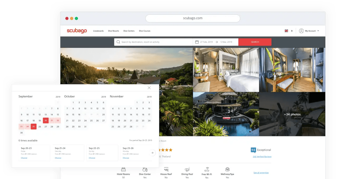 User interface for guiding a user to take action