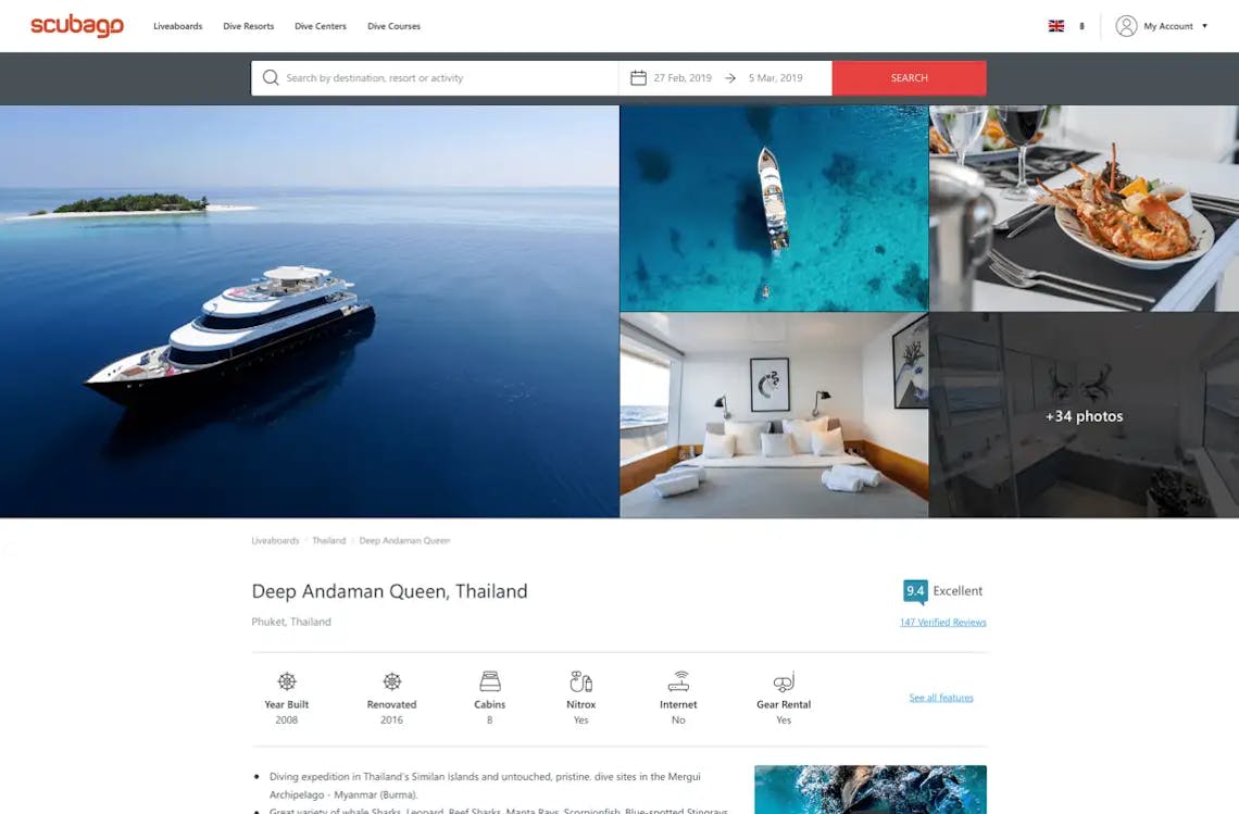 User interface to help a user through the funnel