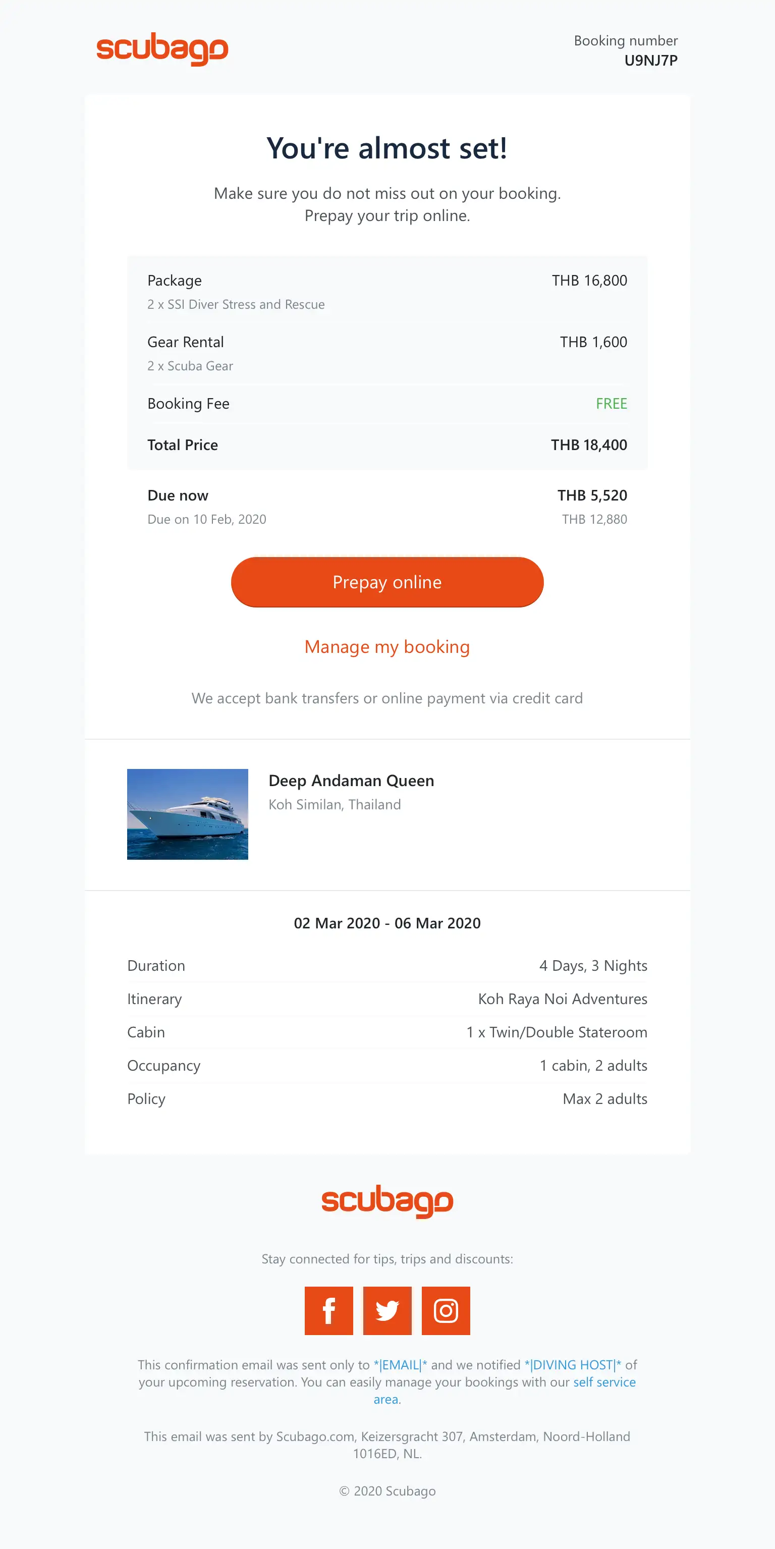 To provide easy communication - request payment