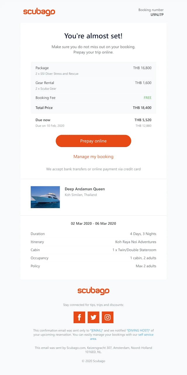 To provide easy communication - request payment