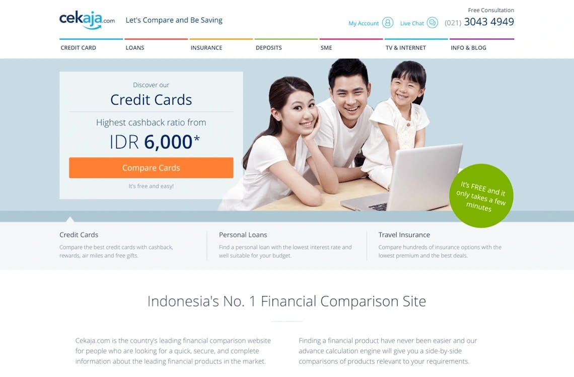 A marketplace for financial services, insurance and investment products