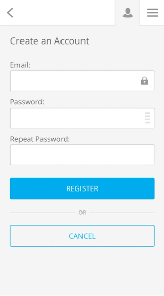Low-fidelity wireframe prototypes of the user journey to validate user interactions