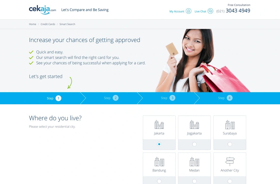 To asking the correct questions to find a suitable financial product