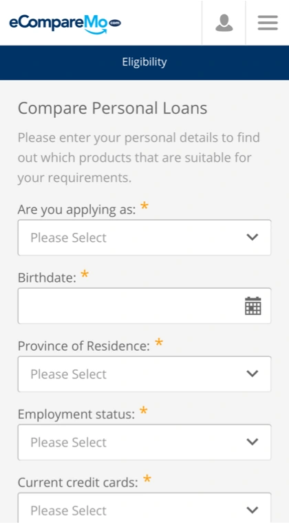 Low-fidelity wireframe prototypes of the user journey to validate user interactions