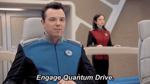 Engage quantum drive from The Orville