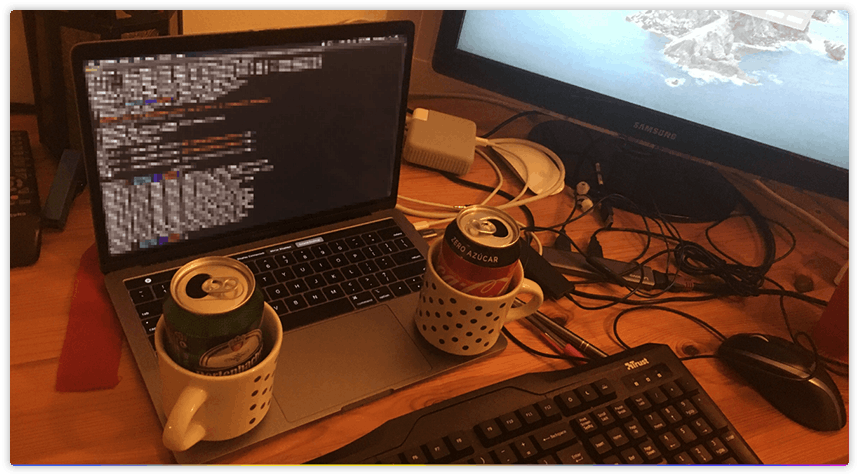 VIctor's desk