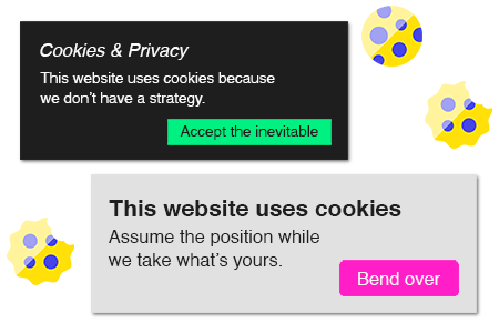 The real meaning of cookie banner text