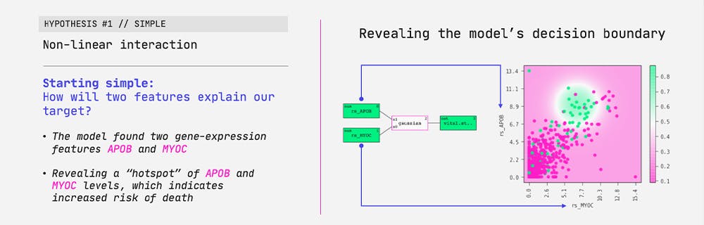 This is what a what a data scientist would call a model decision boundary.
