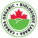 Canada Organic logo showing the Canadian maple leaf rising from the horizon like the sun.
