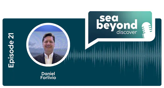 Cover image for Sea Beyond Discover episode 21, with a headshot of Daniel Forlivio.