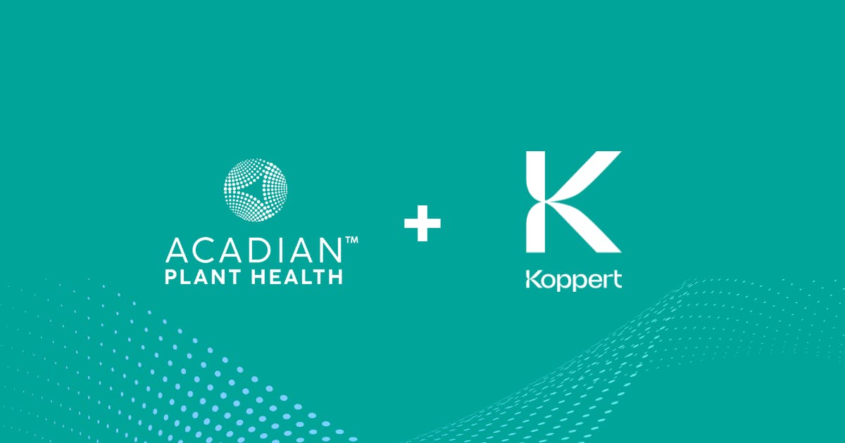 Acadian Plant Health and Koppert logos