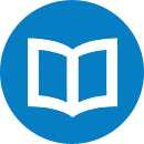 blue magazine icon