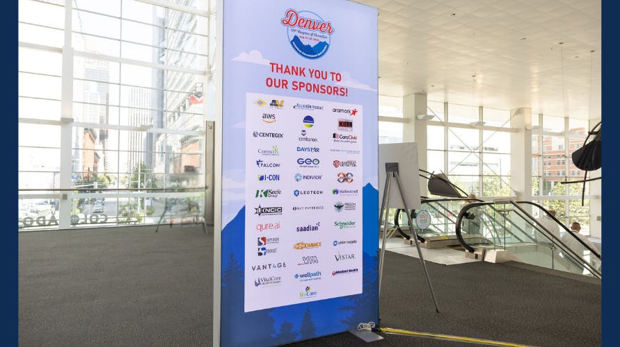 Sponsorship Board Displayed in our Conference