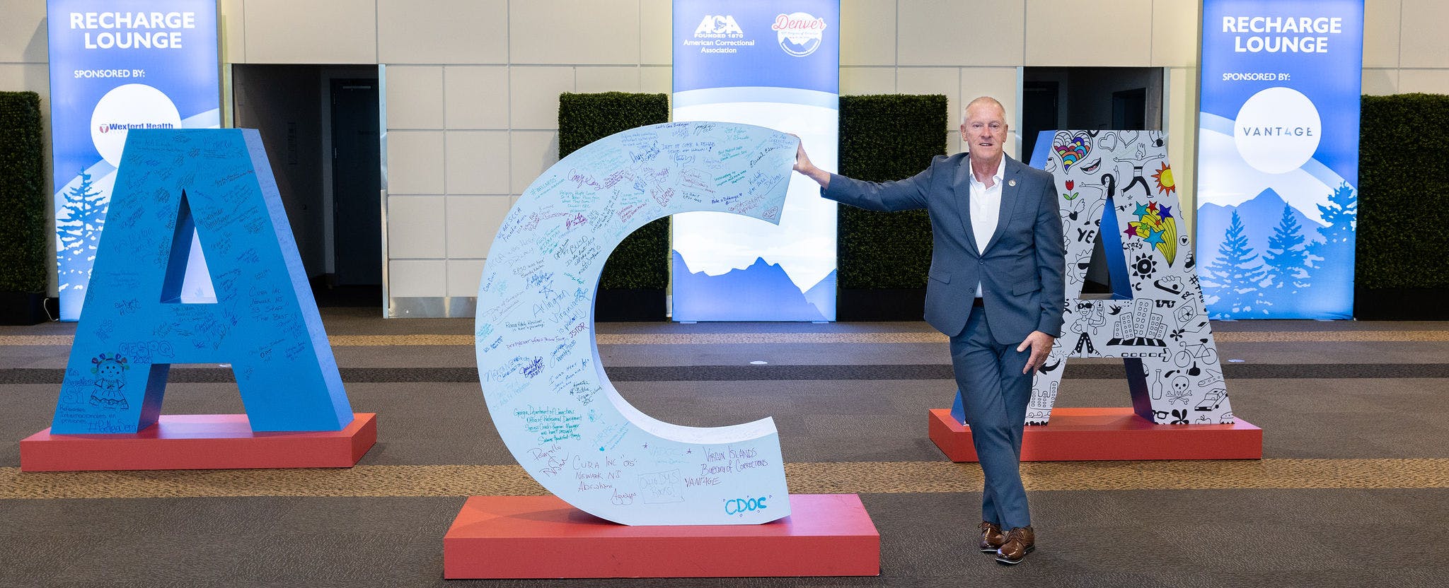 Robert Green with the ACA logo