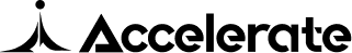 Accelerate full black logo