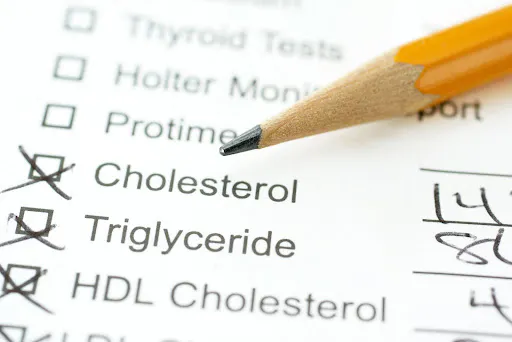 What causes high cholesterol?